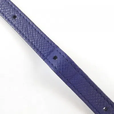 Pre-owned Celine Dark Blue Leather Shoulder Bag ()