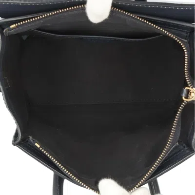 Pre-owned Celine Navy Leather Shoulder Bag ()