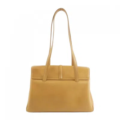 Pre-owned Celine Yellow Leather Shoulder Bag ()