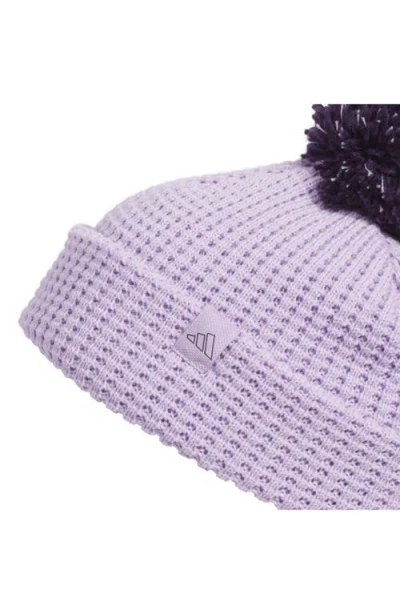 Adidas Originals Adidas Kids' Pompom Beanie In Purple