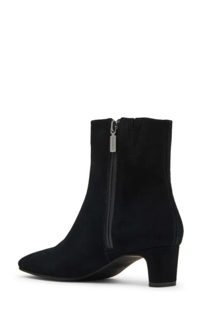 Blondo Shanti Waterproof Leather Kitten Heel Boot In Black