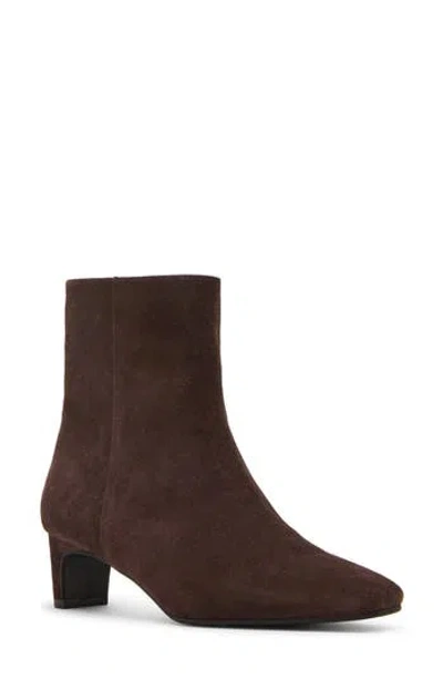 Blondo Shanti Waterproof Leather Kitten Heel Boot In Brown