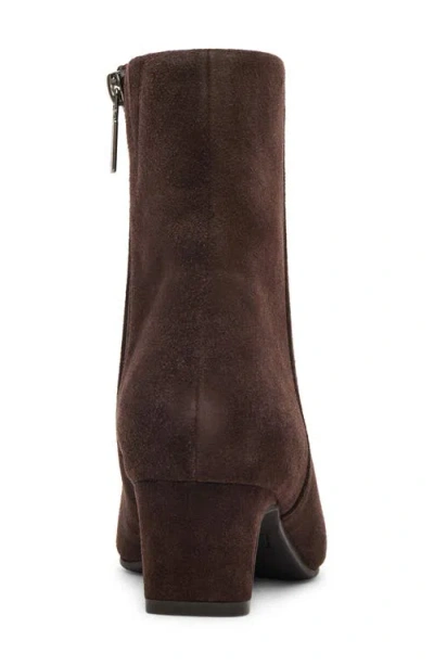Blondo Shanti Waterproof Leather Kitten Heel Boot In Brown