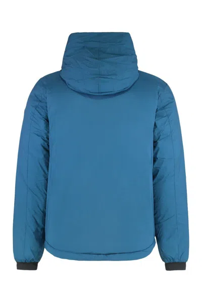 Canada Goose Teal Green Polyester Lodge Down Jacket In Multi
