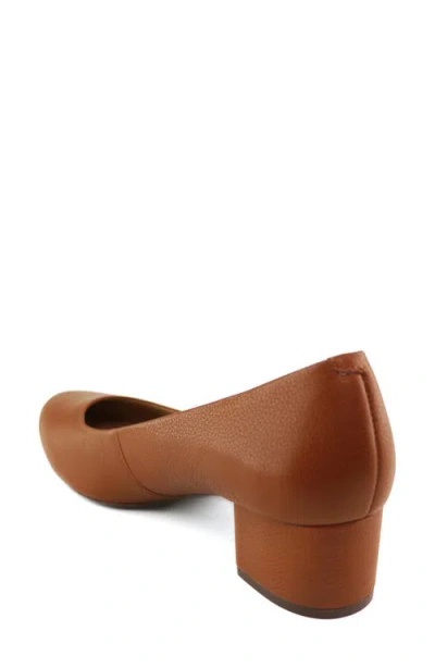 Marc Joseph New York Broad Street Patent Leather Pump In Brown