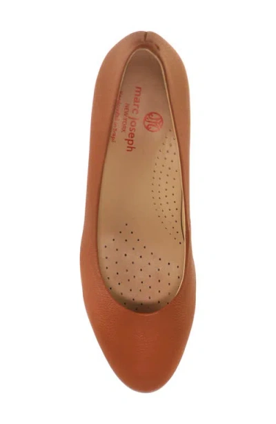 Marc Joseph New York Broad Street Patent Leather Pump In Brown