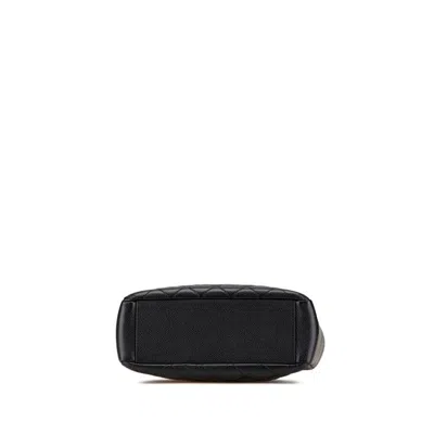 Pre-owned Chanel Black Grained Calfskin Shoulder Bag Tote Bag ()