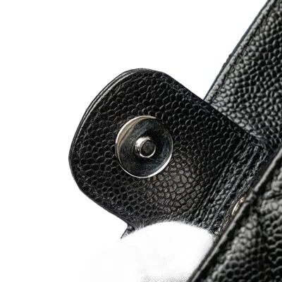 Pre-owned Chanel Black Grained Calfskin Shoulder Bag Tote Bag ()