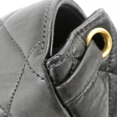 Pre-owned Chanel Black Leather Backpack ()