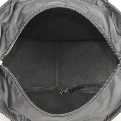 Pre-owned Chanel Black Nylon Leather Tote Bag ()