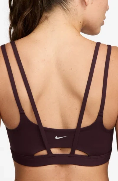 Nike Double-strap Sports Bra In Animal Print