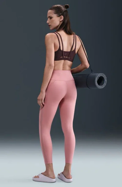 Nike Double-strap Sports Bra In Animal Print