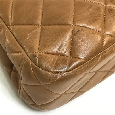 Pre-owned Chanel Brown Leather Handbag Tote Bag ()