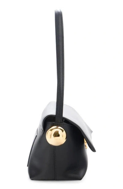 Jacquemus Rond Carr Leather Crossbody Bag In Black