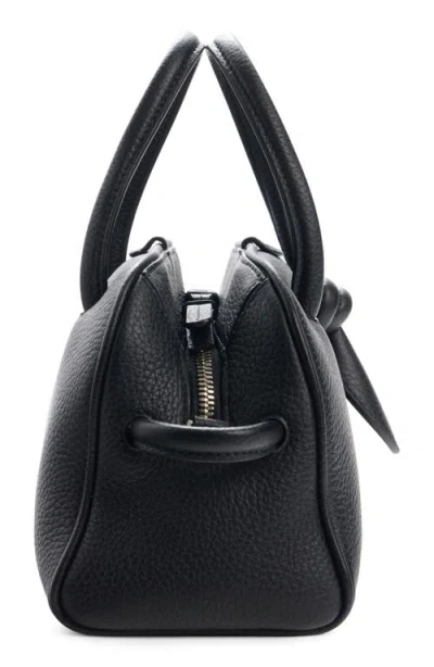 Jacquemus Le Petit Turismo Grain Leather Bag In Black