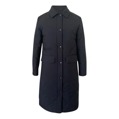 Kaldtvaer Women's Black Kopervik Long Quilted Coat In Black