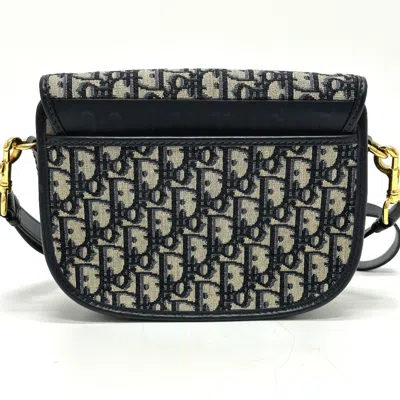 Pre-owned Dior Christian  Gray Leather Shoulder Bag ()