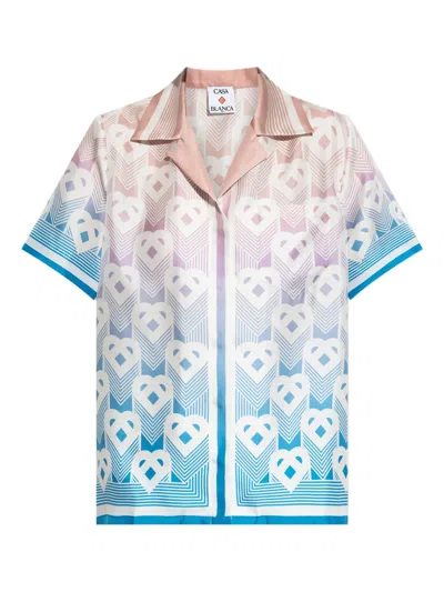 Casablanca Monogrammed Shirt In Multi