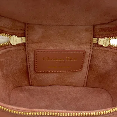 Pre-owned Dior Christian  Pink Leather Shoulder Bag Vanity Bag ()