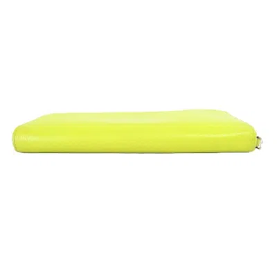 Pre-owned Dior Christian  Yellow Long Wallet (bi-fold) ()