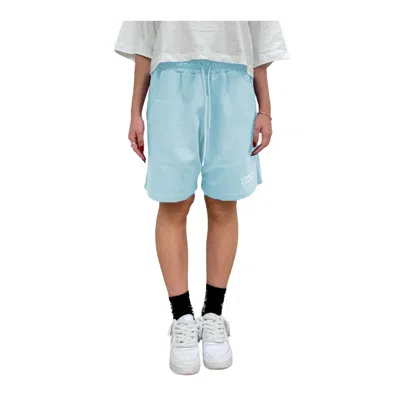 Comme Des Fuckdown Blue Cotton Women's Short In Blue