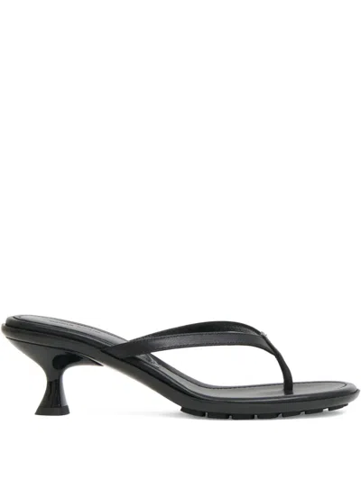 Mansur Gavriel Mari Kitten Heel Sandal In Black