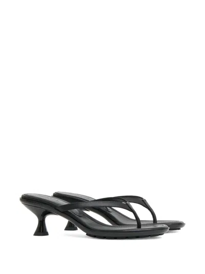 Mansur Gavriel Mari Kitten Heel Sandal In Black