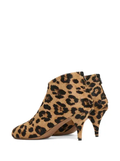Mansur Gavriel Maria Leopard-print Boots In Multi