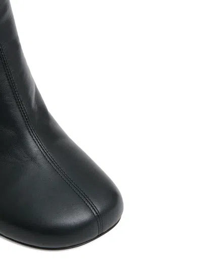 Mansur Gavriel Leather Zip-fastening Boots In Black