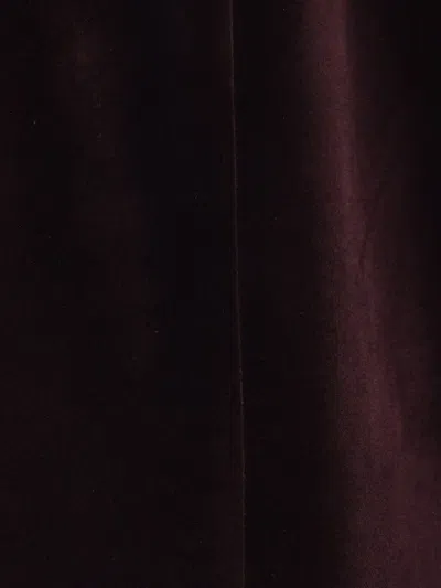 Federica Tosi Giacca Paralume Velluto Pontoglio Jackets Bordeaux In Burgundy