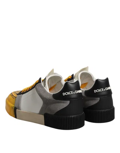 Dolce & Gabbana Multicolor Miami Low Top Sneakers Men's Shoes In Multi
