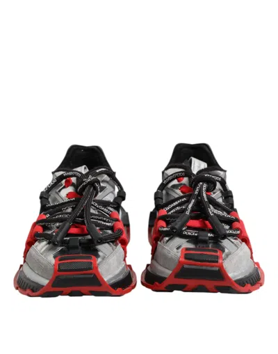Pre-owned Dolce & Gabbana Multicolor Space Low Top Men Sneakers Men's Shoes ()