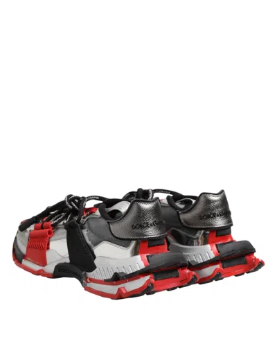 Pre-owned Dolce & Gabbana Multicolor Space Low Top Men Sneakers Men's Shoes ()
