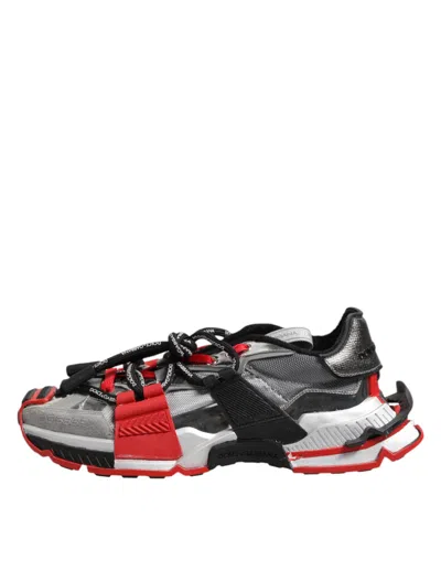 Pre-owned Dolce & Gabbana Multicolor Space Low Top Men Sneakers Men's Shoes ()