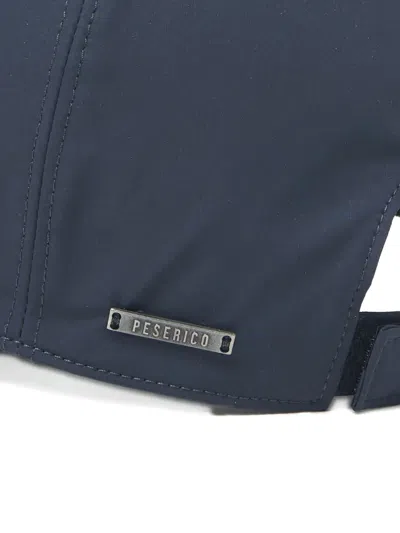 Peserico Logo-plaque Baseball Cap In Blue
