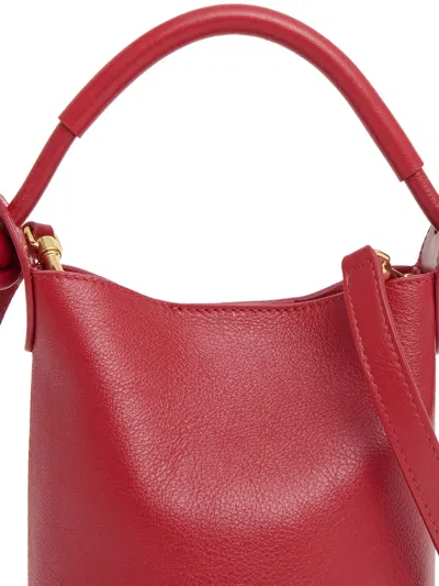 Mansur Gavriel Mini Mini Fortuna Bucket In Red