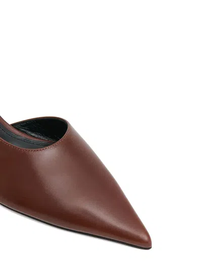 Mansur Gavriel Anna Slingback Heeled Pumps In Pink