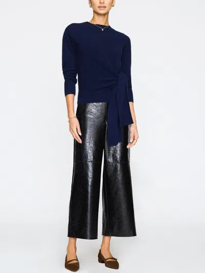 Brochu Walker The Greys Wrap Sweater In Blue