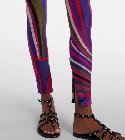 Pucci Stretch Fit Leggings For Active Lifestyle In Multi