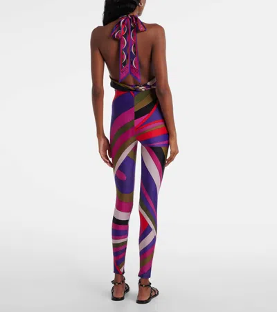 Pucci Stretch Fit Leggings For Active Lifestyle In Multi