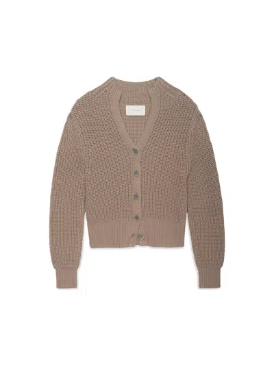 Brochu Walker The Vito Cardigan In Brown
