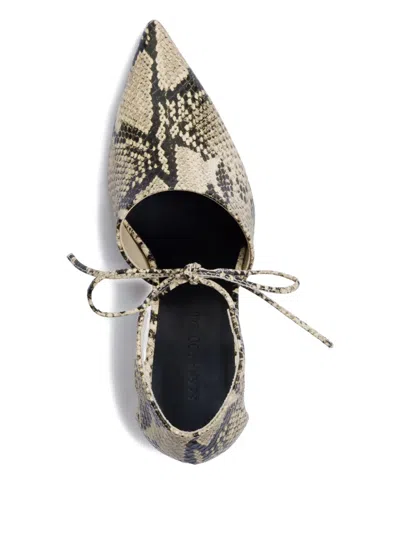 Bernardo 1946 82mm Siena Snakeskin-effect Pumps In Black