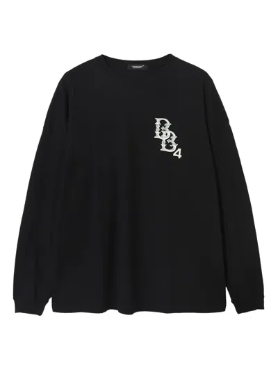 诗歌印花长袖卫衣