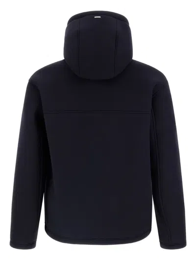 Herno Jacket In 3-layer Scuba In Blue