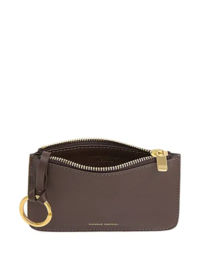 圈环细节皮质钱包