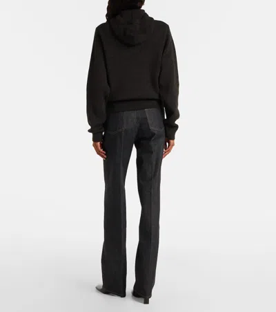 Lemaire Hooded Sweater In Black