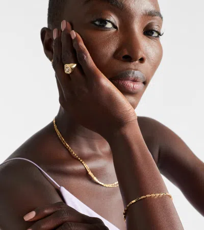 Suzanne Kalan Block-chain Medium 18kt Gold Bracelet In Gold