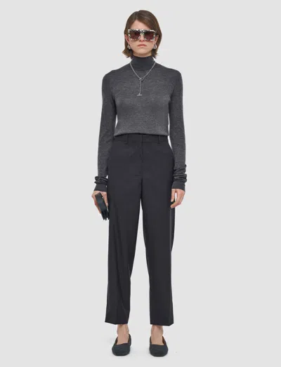 Joseph Trina Light Wool Tailoring Trousers In Black