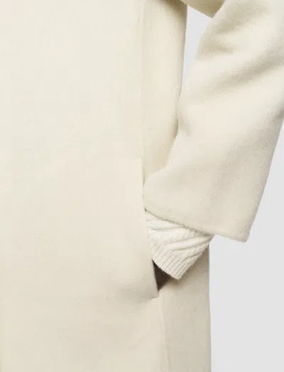 Joseph Yves Brushed Double Face Alpaca Coat In Gray