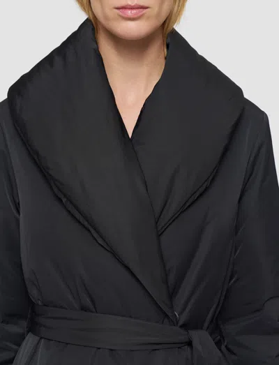 Joseph Charlot Padded Duck Down Coat In Black